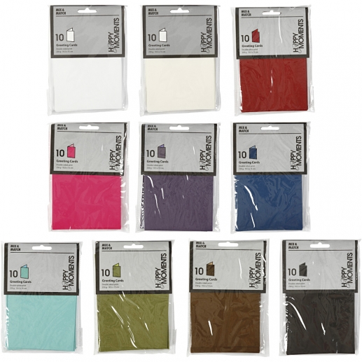 Storpack Brevkort 10,5x15 cm 30x10 st Kuvert C6 Kort A6