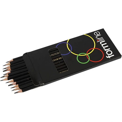 Tecknarblyerts Formline 4H 24 st Blyertspenna