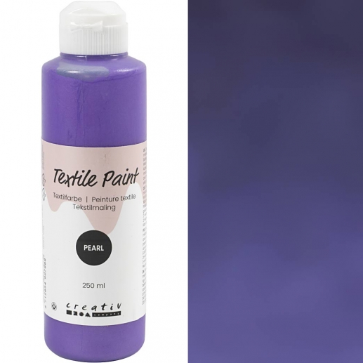 Textilfärg Pärlemor - Violet - 250 ml