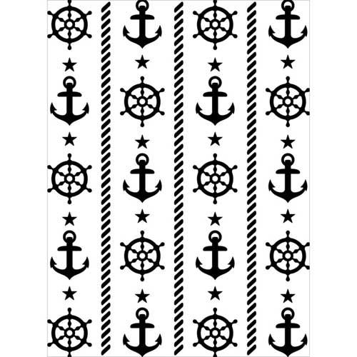 Embossing Folder Nautical Embossingfolder Stansmaskin