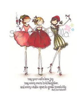 Stamping Bella Stämpel Uptown Girl the Three Amigas