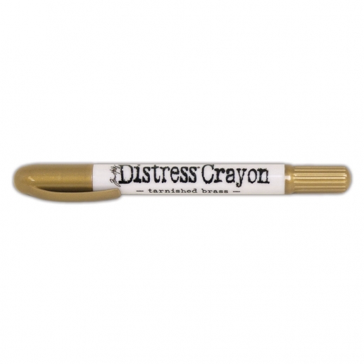 Tim Holtz Distress Metallics Crayons Tarnished Brass