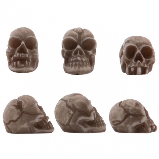 Miniatyr Halloween Skulls - Tim Holtz Döskallar - 10 delar