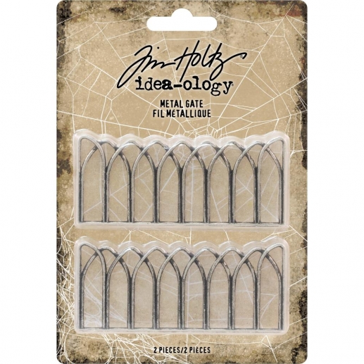 Tim Holtz Idea-ology Metal Gate 2 st 75mm Dekorationer DIY