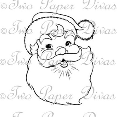 Clear Stamps Ho Santa Clause Clearstamps Silkonstämpel