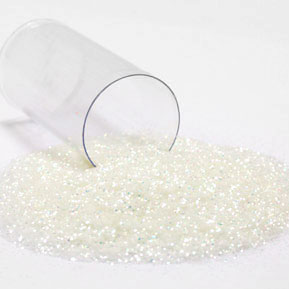 Glitter Pulver Transparent White Warm till scrapbooking, pyssel och hobby