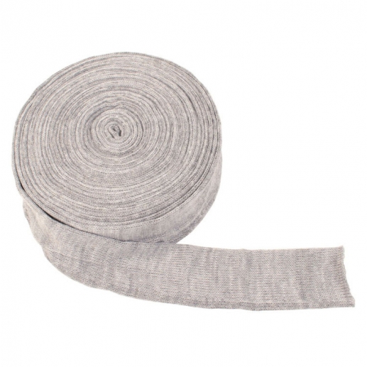 Tubstickad Väv - B: 6 cm x 10 meter - Grå