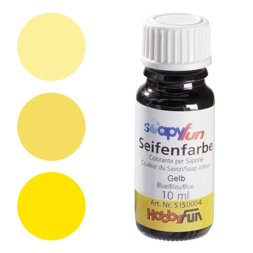 Tvålfärg Gul 10 ml Tvåltillverkning till scrapbooking, pyssel och hobby