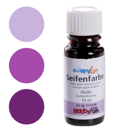 Tvålfärg Lila 10 ml Tvåltillverkning till scrapbooking, pyssel och hobby