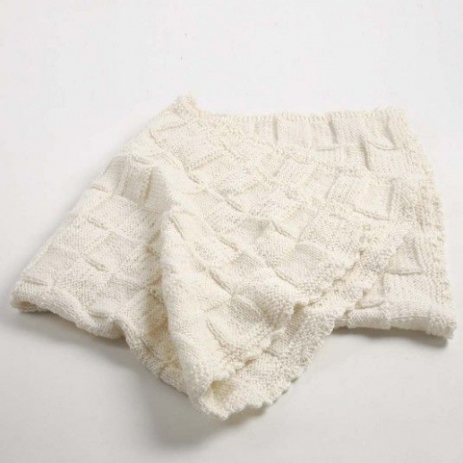 Stickad Babyfilt Inspiration Textil Sömnad Broderi