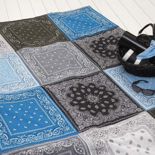Matta av näsdukar/Bandanas DIY Inspiration