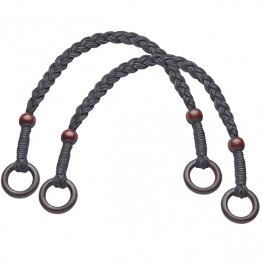 Väskhandtag Flätat Svart 53 cm Spännen till scrapbooking, pyssel och hobby