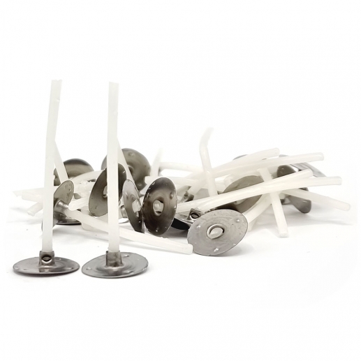 Värmeljusveke med hållare - 40 mm - 25 st