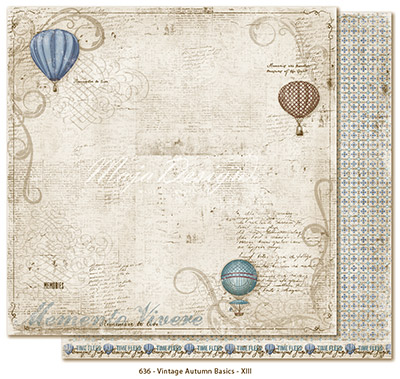 Papper Maja Vintage Autumn Basics no.XIII Design Mönstrade