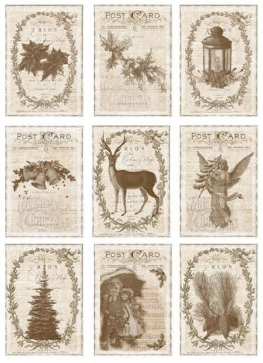 Vintage Foton A4 Reprint - Christmas Old Times