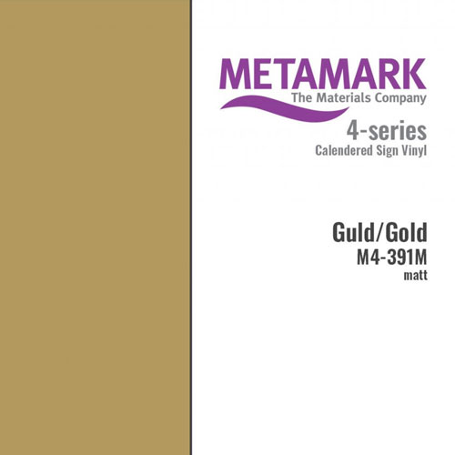 Vinyl Matt - Metamark Folie - 32 x 100 cm - Guld