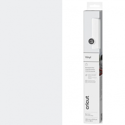 Cricut Premium Vinyl - White Glossy Vit