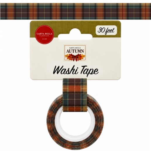 Washitejp Carta Bella - Here Comes Autumn - Plaid