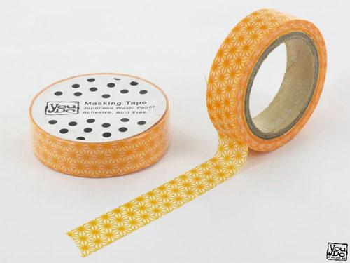 Washi Tape Hibiya 10 meter Washitejp till scrapbooking, pyssel och hobby