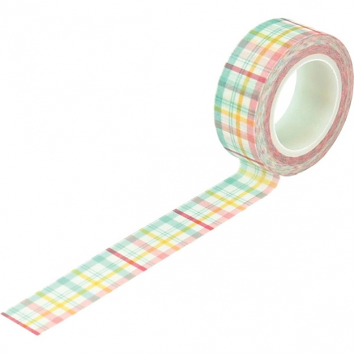 Washitejp Echo Park - I Love Spring - Springtime Plaid