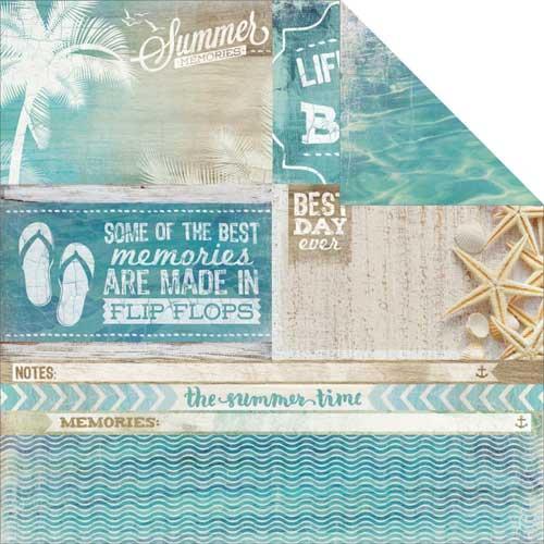 Papper Kaiser Sandy Toes Waves Scrapbooking