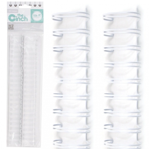 We R Memory Keepers Cinch binding wires 1,9cm, 27.5cm x2 Vit The Bokbindning