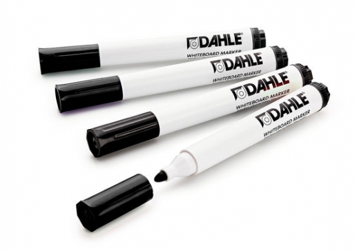 Whiteboard Markers Svart Dahle - 4 st - spets 2 mm
