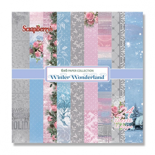 Paper Pad 6x6 ScrapBerrys Winter Wonderland Scrapbooking Papper