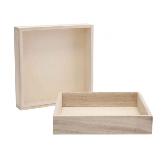 Träramar Med Kant - 10 st - 16,2 cm