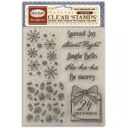 Clearstamps Stamperia - Silent Night - Spread Joy