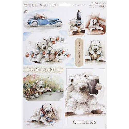 Wellington’s Topper sheet A4 You’re the Best Die Cuts Chipboard