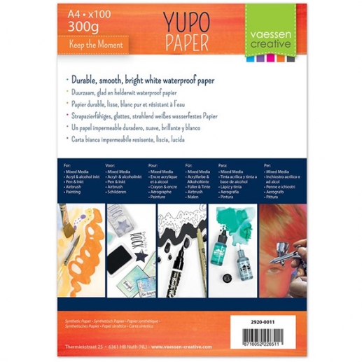 Yupo Papper Florence A4 - Vita - 300 g - 100 st