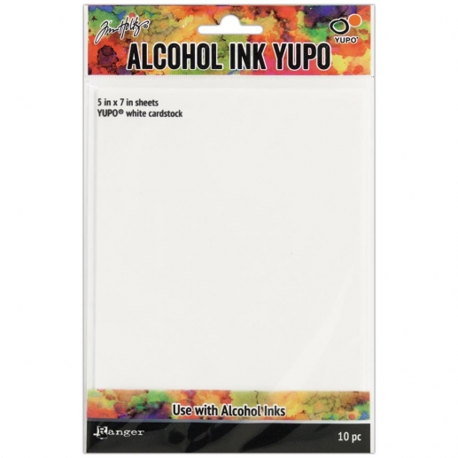 Yupo Papper till Alcohol ink - 5x7 Tum - 5 st