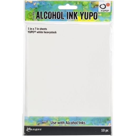 Yupo Papper till Alcohol ink - Heavy Cardstock - 5x7 Tum - 10 st