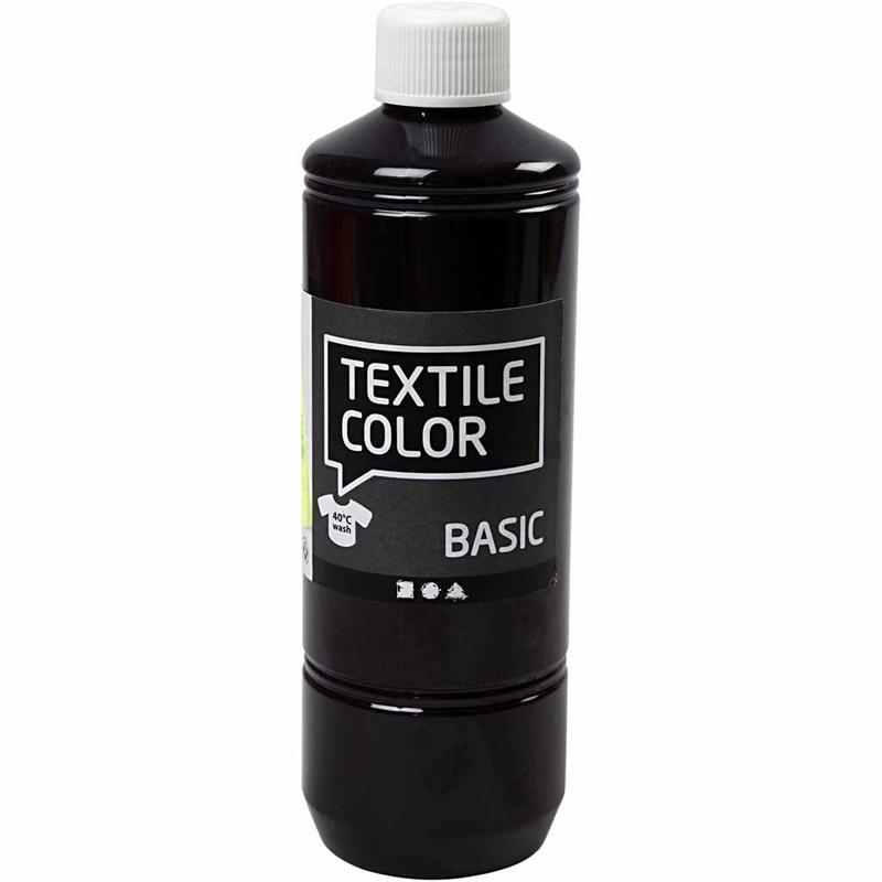 Textil Färg Basic - Rödviolett - 500 ml