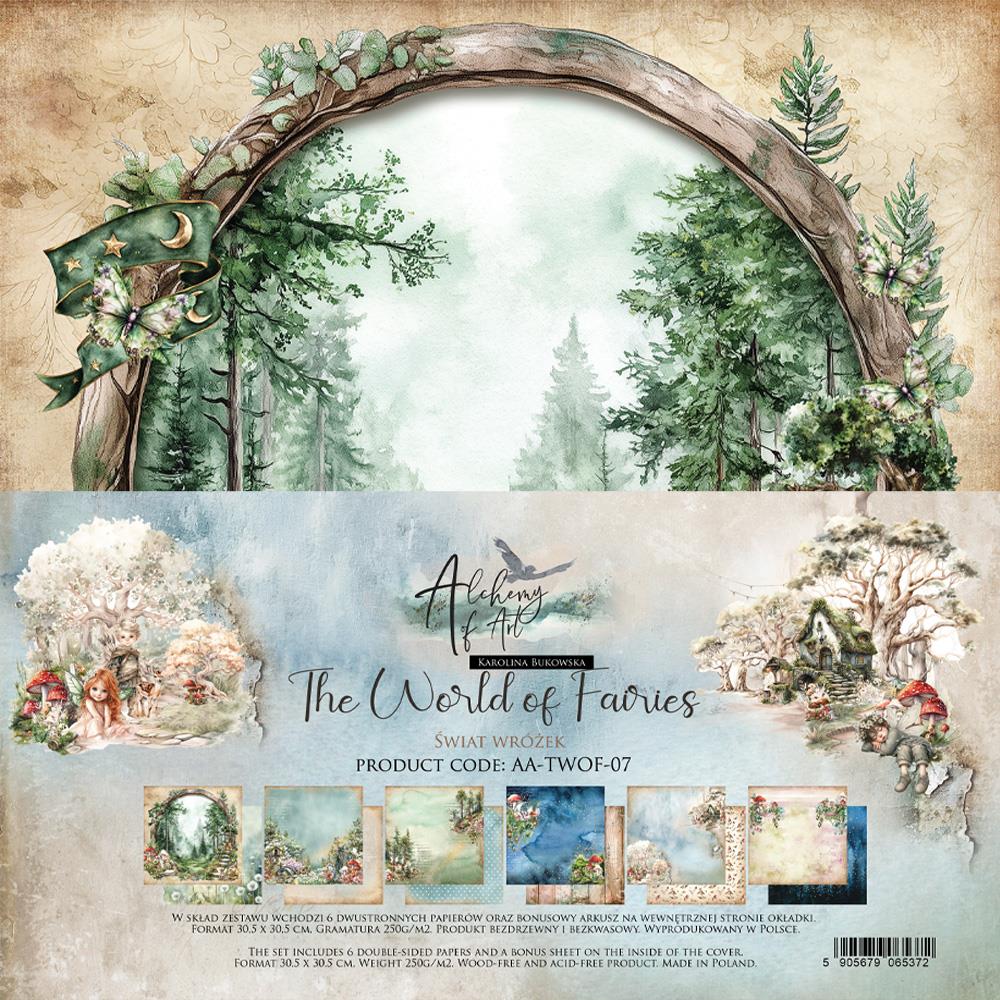 Paper Pad 12x12 - Alchemy of Art - The World of Fairies