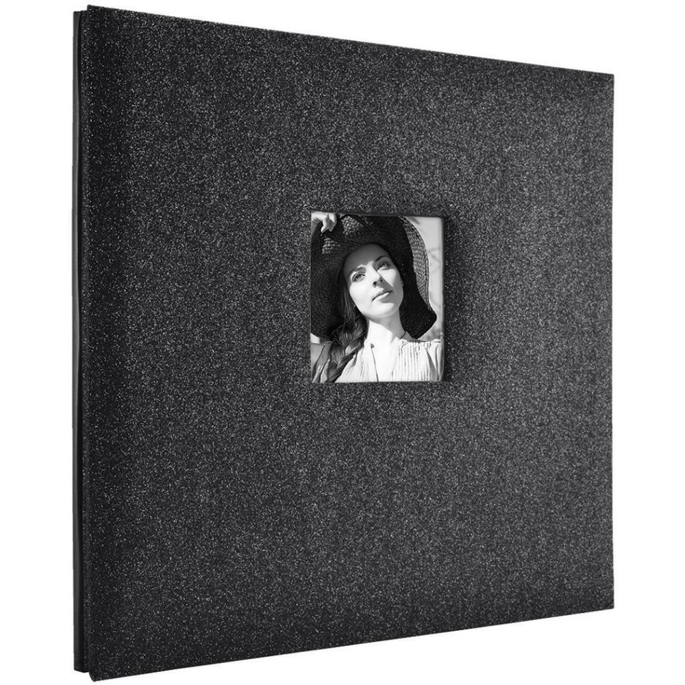 Album 12x12 MBI Glitter Black Diamond Post Bound Postbound