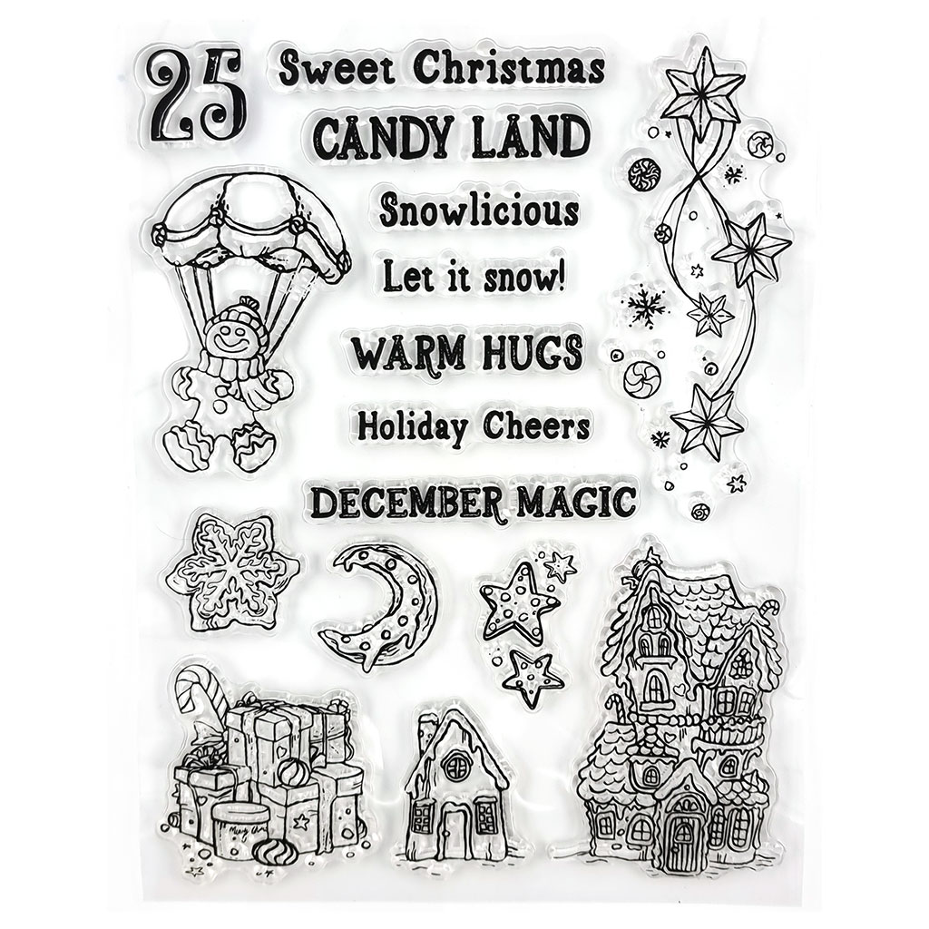 Clear Stamp - Candy Christmas - Stamperia