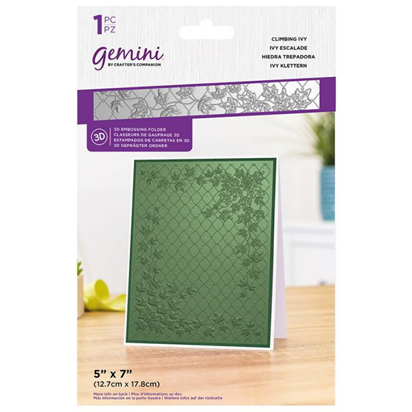 Crafters Companion Embossing Folder Climbing Ivy - Prisvärt