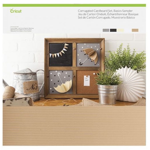 Cricut Corrugated Cardboard - Basics - 20 ark - 12x12 Tum