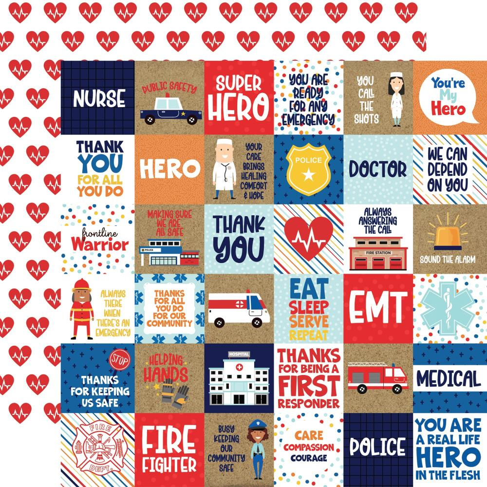 Papper Echo Park - First Responder - Journaling Cards