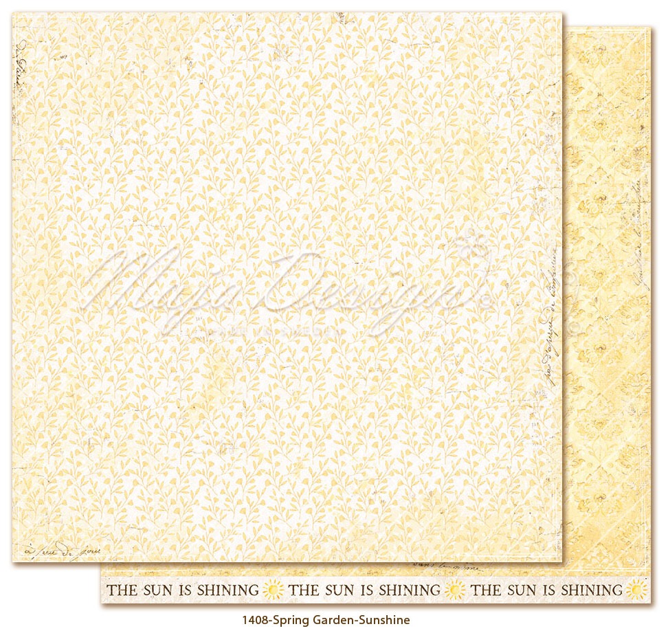 Papper Maja Design - Spring Garden - Sunshine