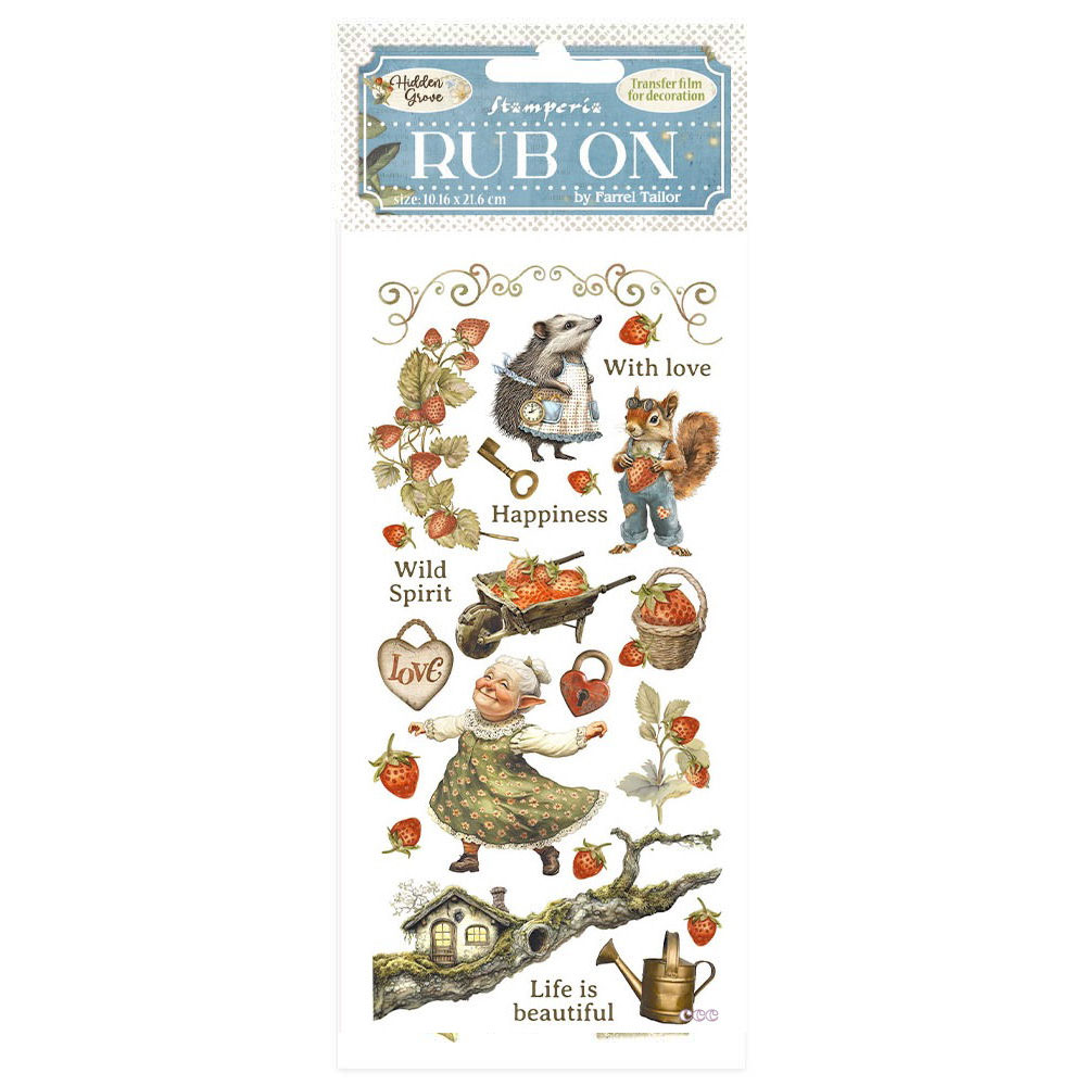 Rub Ons - Hidden Grove - Elements - Stamperia
