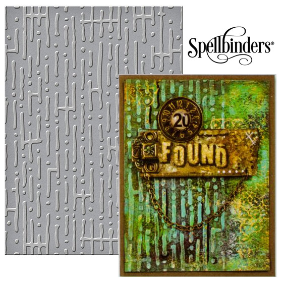 Large Embossing Folder 5"x7" Spellbinder Maze Embossingfolder