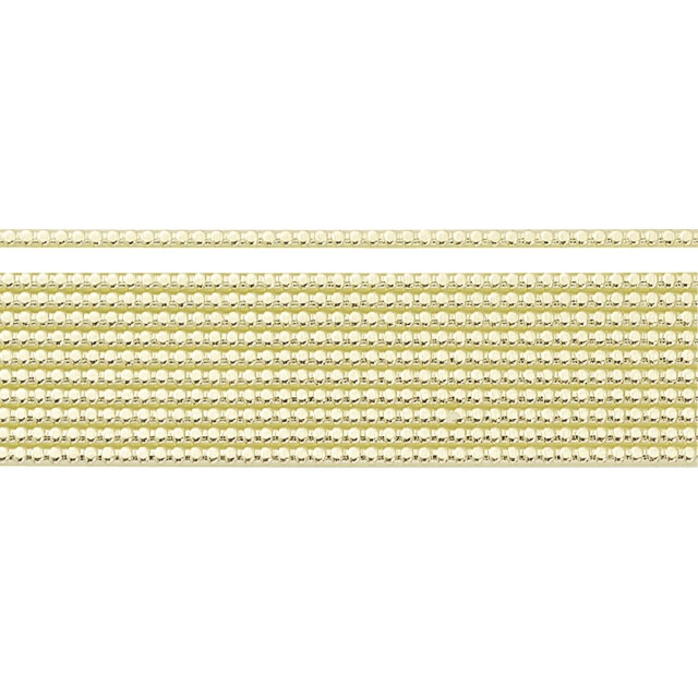 Vax Band pärlor - Guld - 2 mm x 20 cm - 11 st